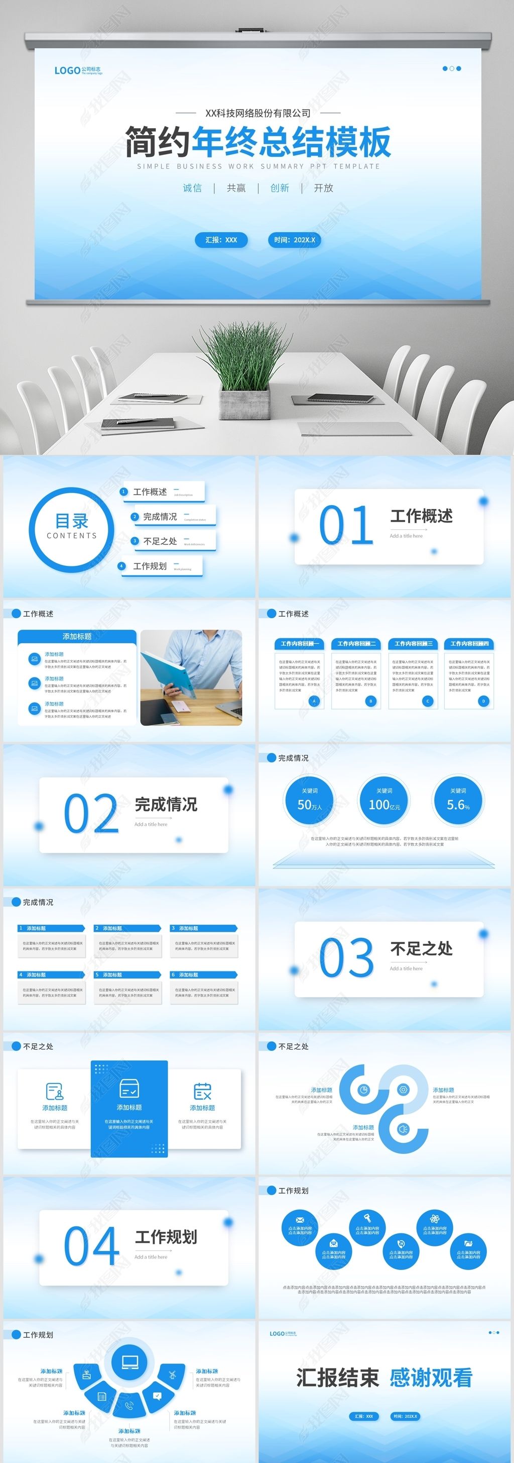 年终总结模板下载-(年终总结报告范文大全)